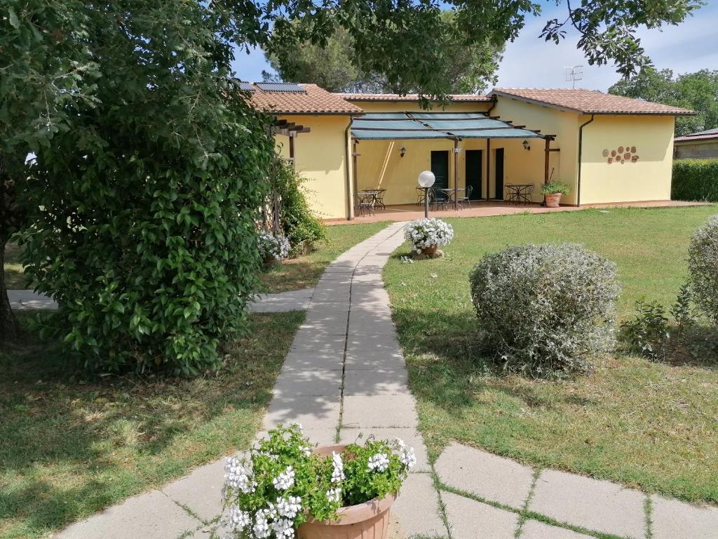 Zahrada ubytování Agriturismo Poggio Sassineri