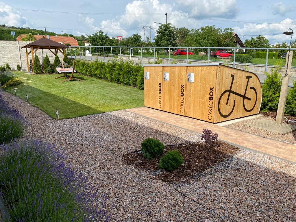 Zahrada ubytování Apartmány Přítluky