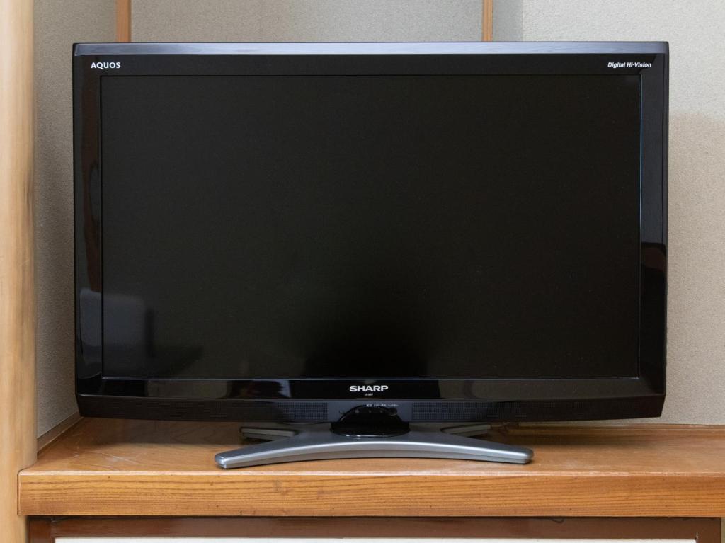 TV a/nebo společenská místnost v ubytování Tabist Koboshi no Yu Senshintei Aizu Yunokamionsen