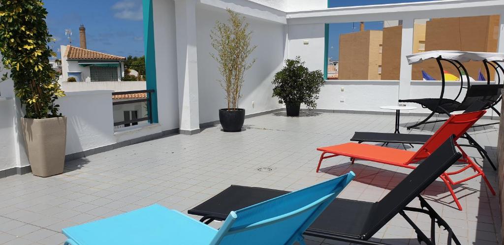 Balkon lub taras w obiekcie Hotel Los Nardos