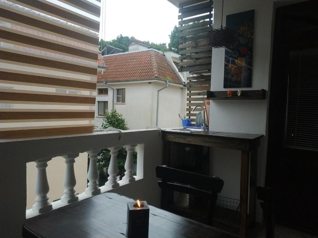Balkón nebo terasa v ubytování Rali Apartments