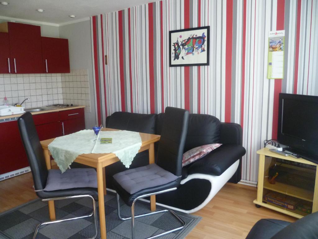 Posezení v ubytování Ferienhaus 1