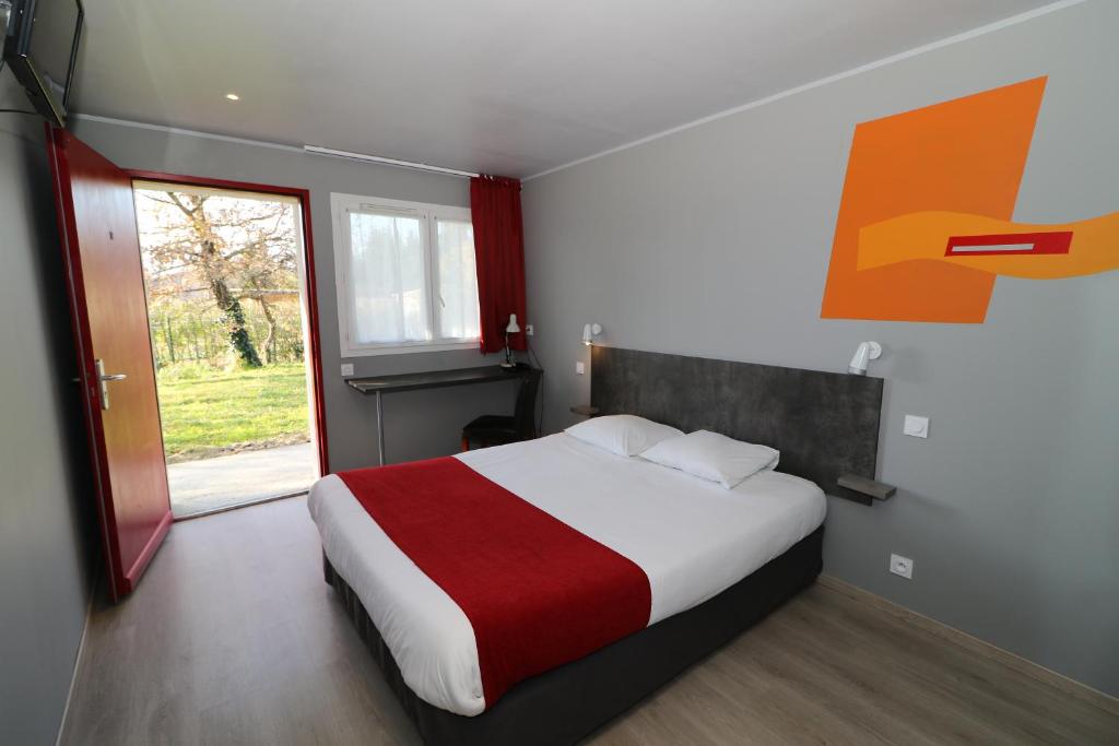 Postel nebo postele na pokoji v ubytování Hotel Restaurant L'Espassole