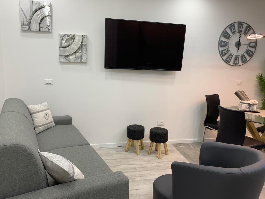 Telewizja i/lub zestaw kina domowego w obiekcie CEJM Apartments Merano