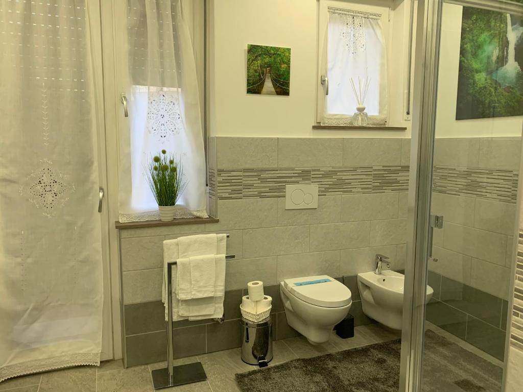 Łazienka w obiekcie CEJM Apartments Merano