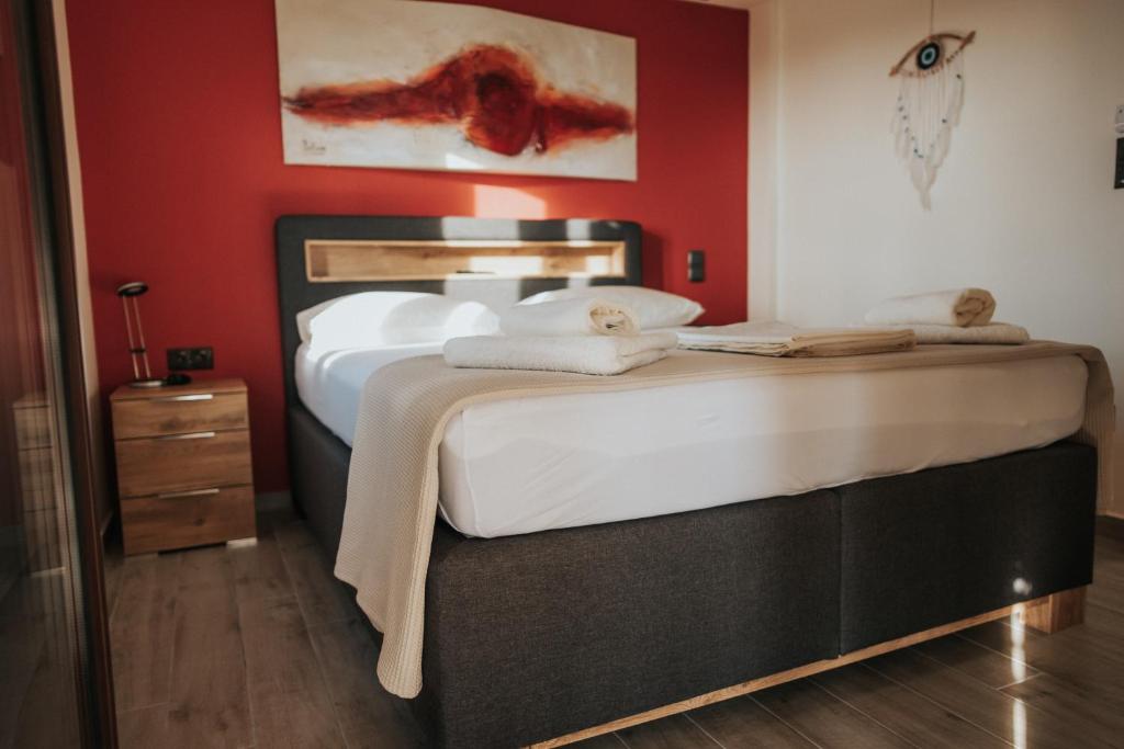 Posteľ alebo postele v izbe v ubytovaní Sivota Luxury Apartments