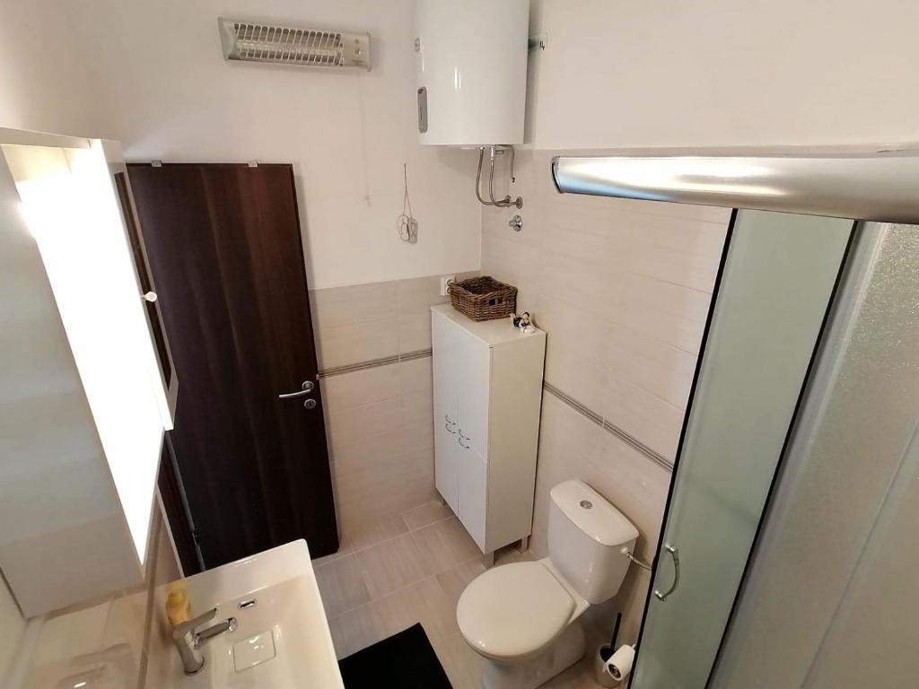 Koupelna v ubytování Casa Val Madorso