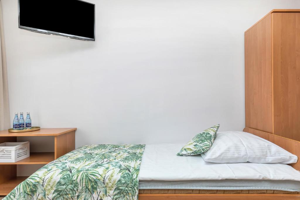 Postel nebo postele na pokoji v ubytování Paula