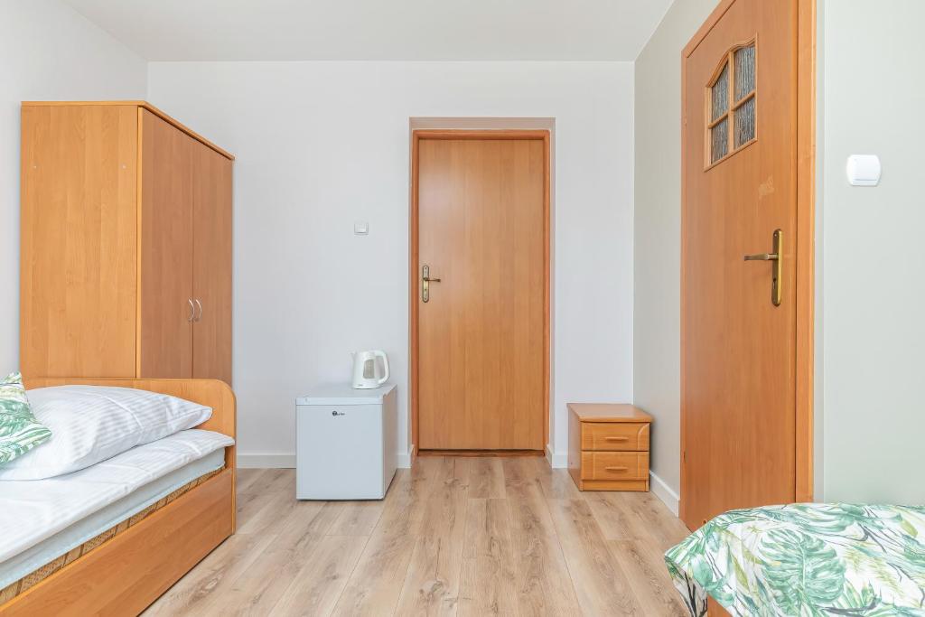 Postel nebo postele na pokoji v ubytování Paula