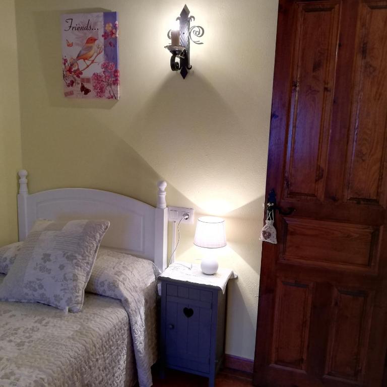 Postel nebo postele na pokoji v ubytování LA CASUCA Y LA CABAÑA