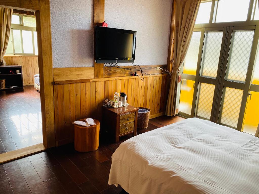 Postel nebo postele na pokoji v ubytování Shepherd's B&B