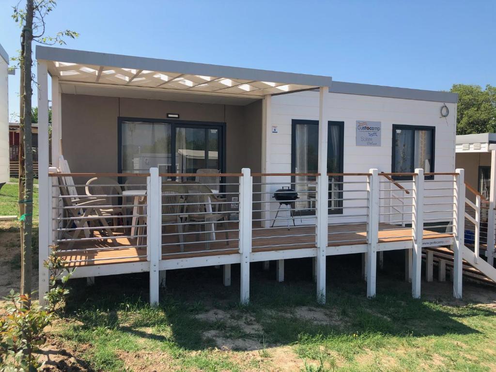 Balkón nebo terasa v ubytování Casa Mobile - Spiaggia e Mare Holiday Park