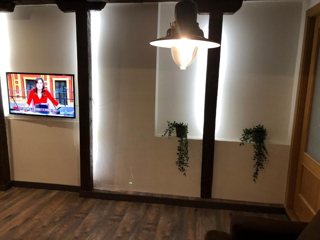 TV a/nebo společenská místnost v ubytování Apartamento Cristo de la Luz