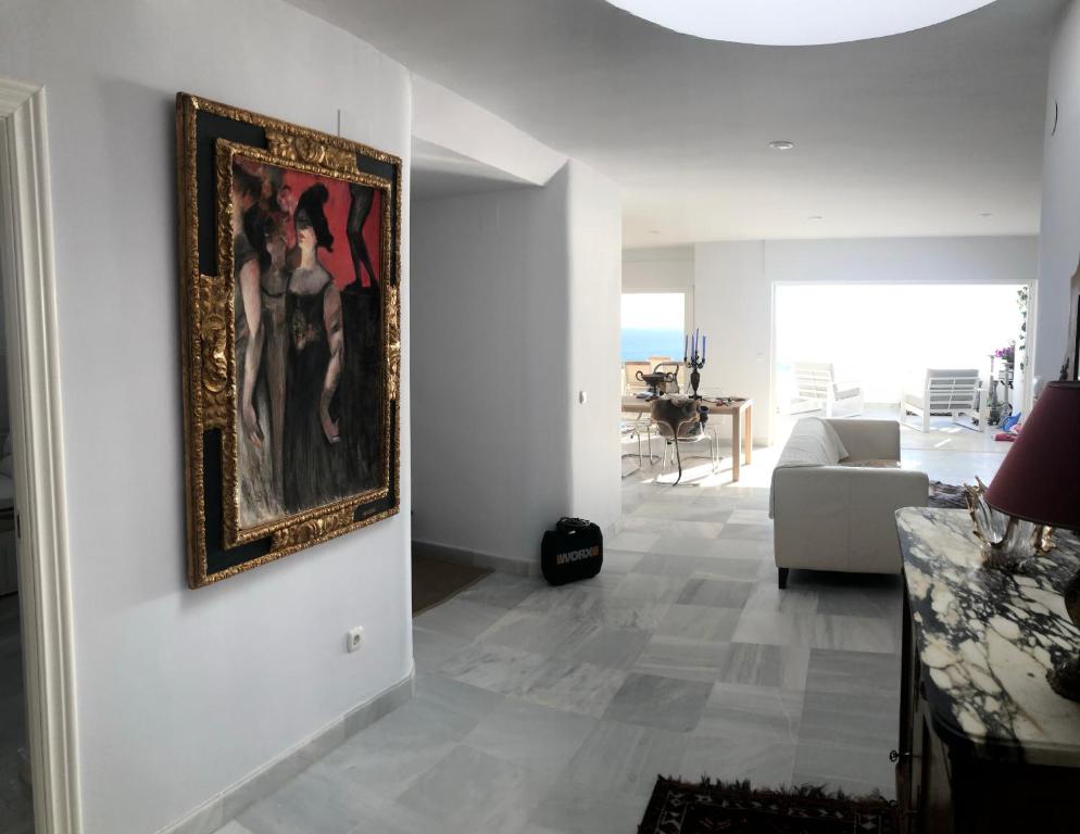 Posezení v ubytování La Herradura 3 bedroom apartment