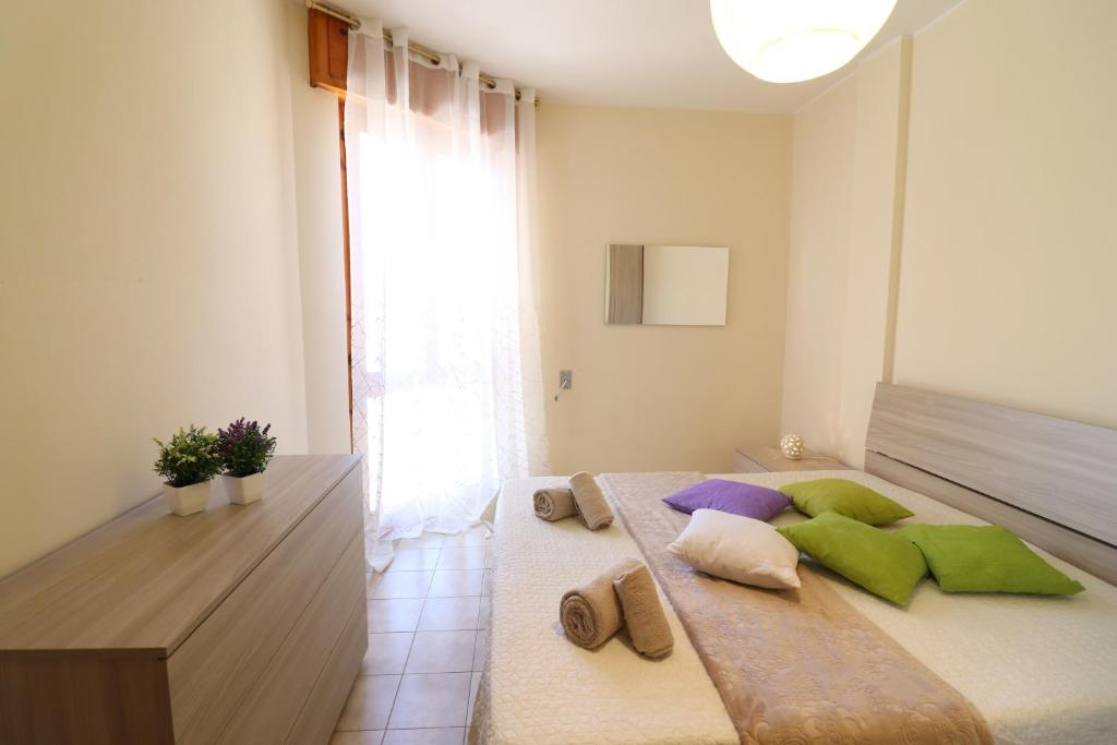 Posteľ alebo postele v izbe v ubytovaní In Good Location And With Balcony - Casa Vacanze Nicole In Salento