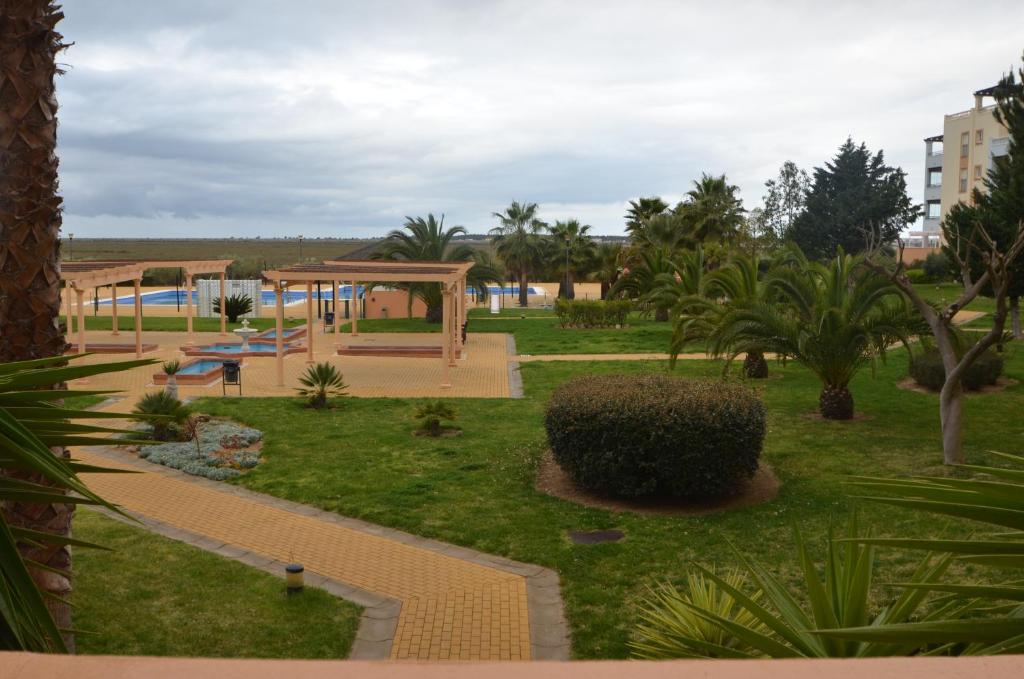 Zahrada ubytování Solmares Las Marismas