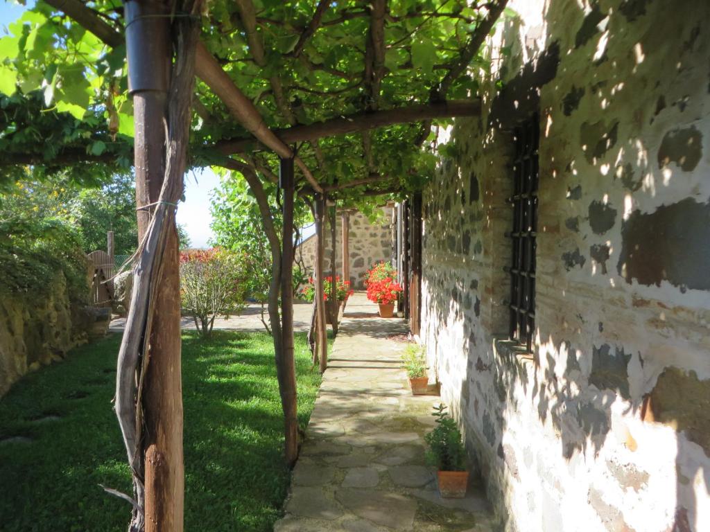 Zahrada ubytování Appartamento Melograno in casale con piscina - Val d'Orcia