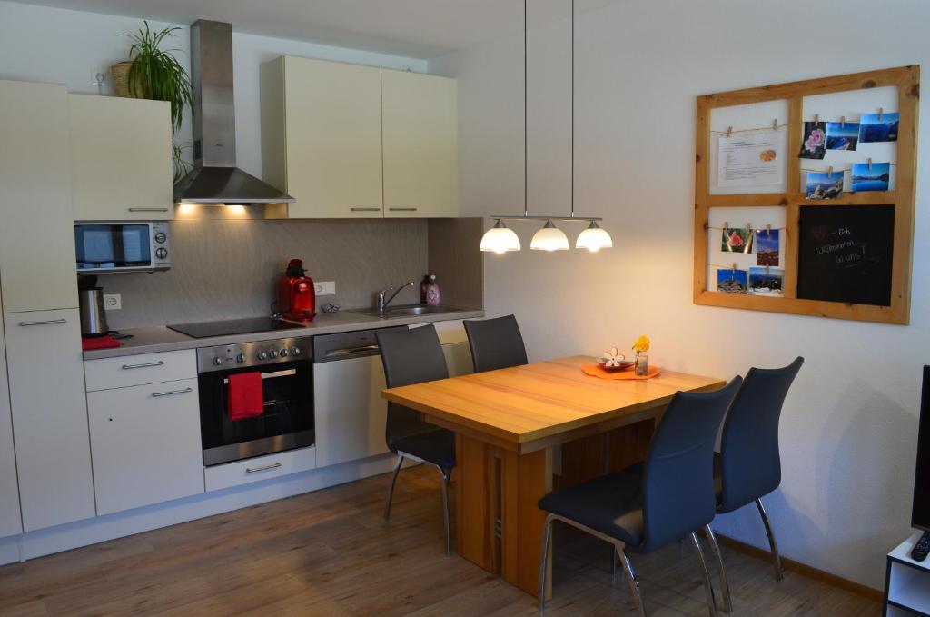Kuchyň nebo kuchyňský kout v ubytování Apartment Klein & Fein