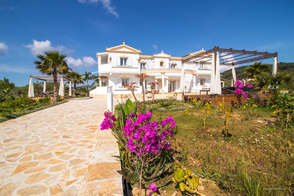 Zahrada ubytování Τhalasso Palace Homes