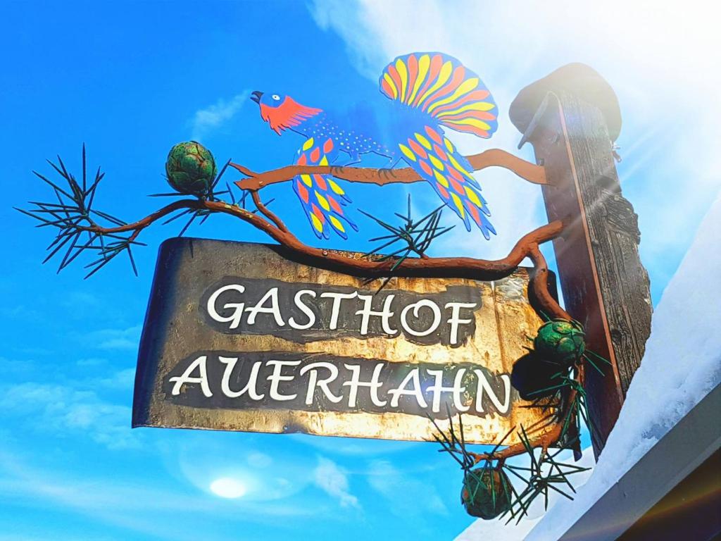 Certifikát, hodnocení, plakát nebo jiný dokument vystavený v ubytování Gasthof Auerhahn