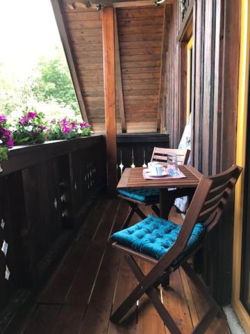 Posezení v ubytování Ferienwohnung Hochsteinalm