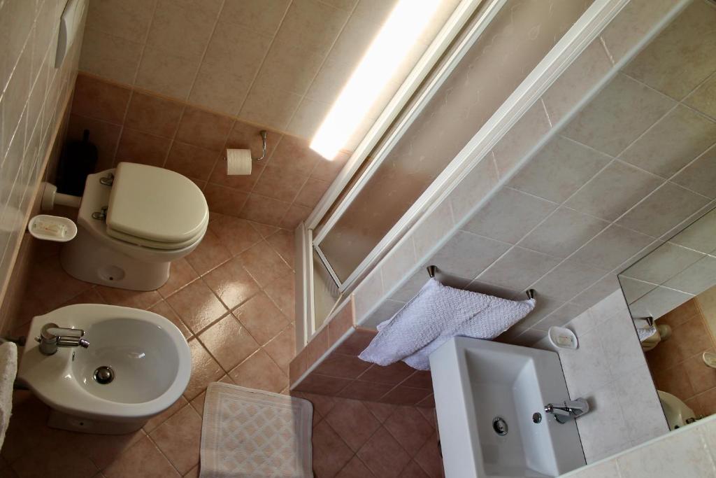 Kúpeľňa v ubytovaní Agriturismo "Le Piagge"