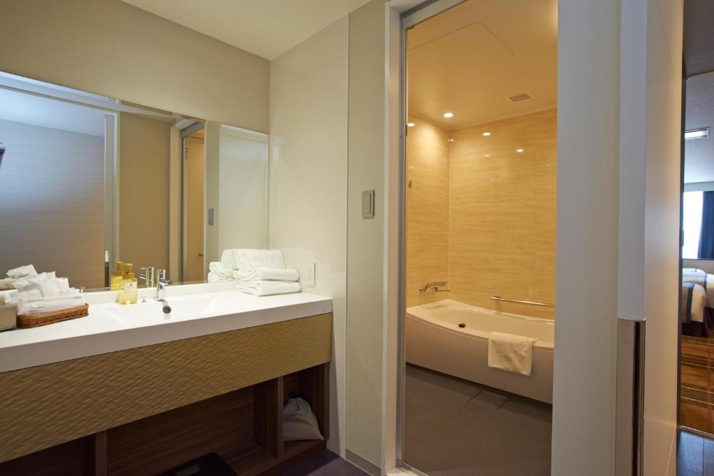 Koupelna v ubytování Quintessa Hotel Osaka Bay