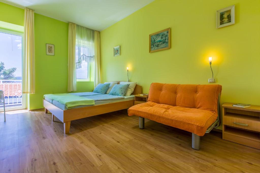 Posezení v ubytování Apartments Seaside