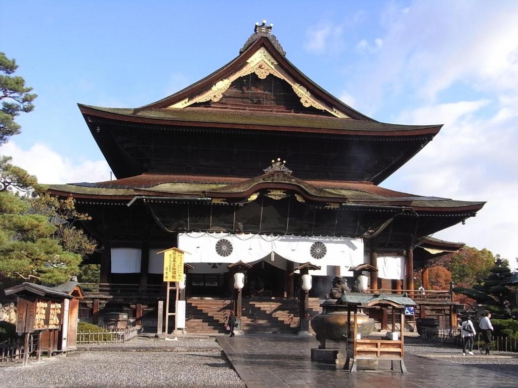 Budova, kde se ryokan nachází