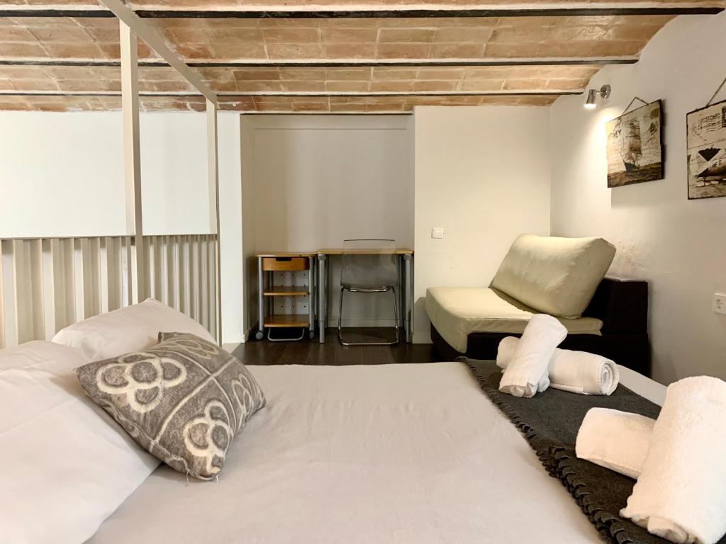 Posteľ alebo postele v izbe v ubytovaní Dalí Residence