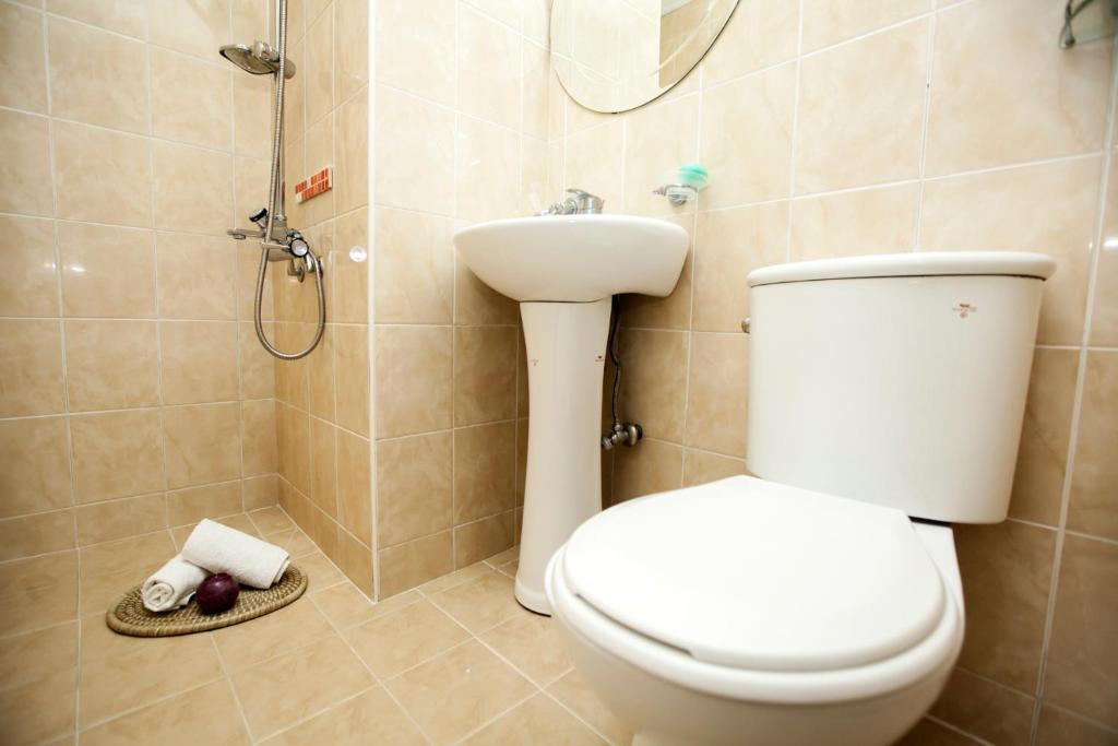 Koupelna v ubytování Dawoo Resortel