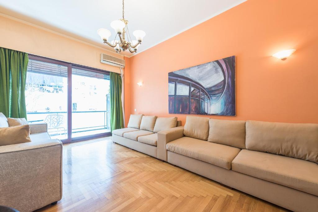 Część wypoczynkowa w obiekcie Victoria Star Apartments