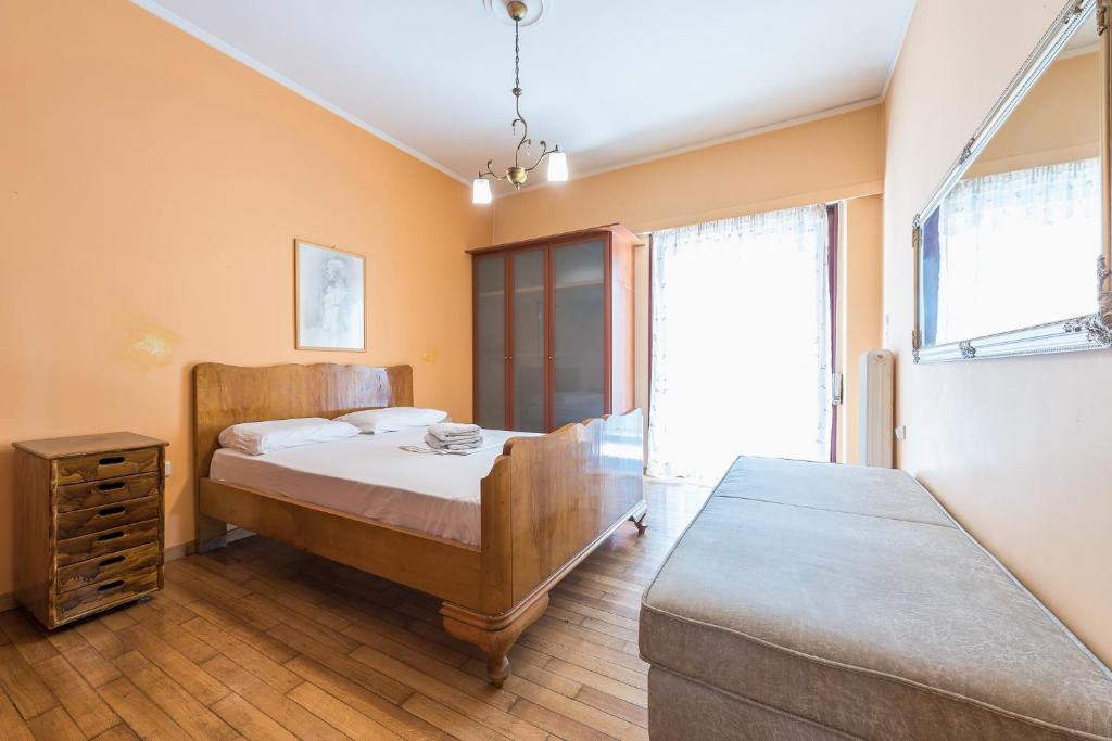 Łóżko lub łóżka w pokoju w obiekcie Victoria Star Apartments