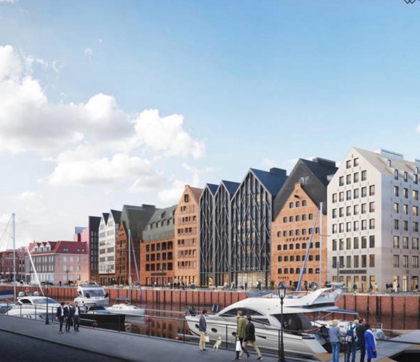 Výhľad na mesto Gdansk alebo výhľad na mesto priamo z apartmánu