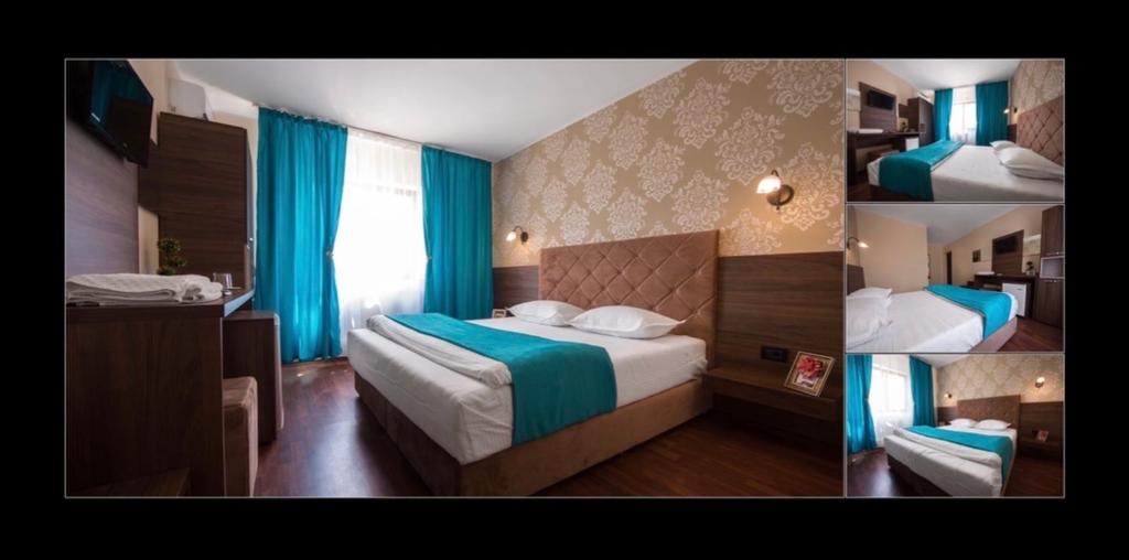 Postel nebo postele na pokoji v ubytování Vila Levent Mangalia