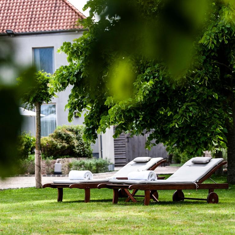 Zahrada ubytování B&B Scheldekant