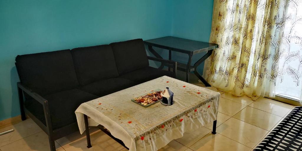 Posezení v ubytování Apartment Oazis