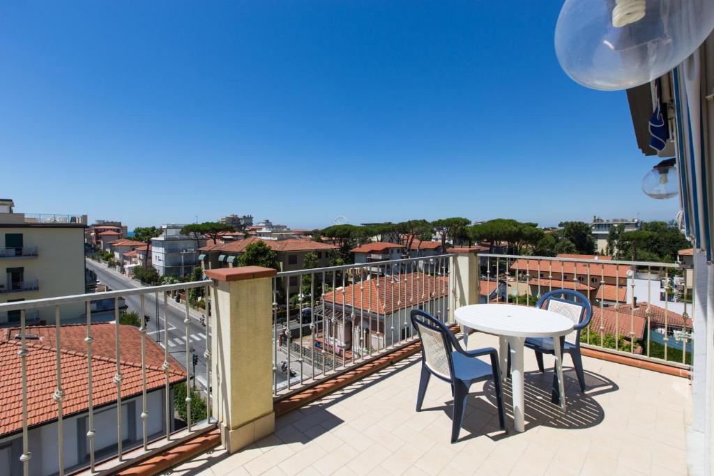 Balkón nebo terasa v ubytování Hotel Fortunella