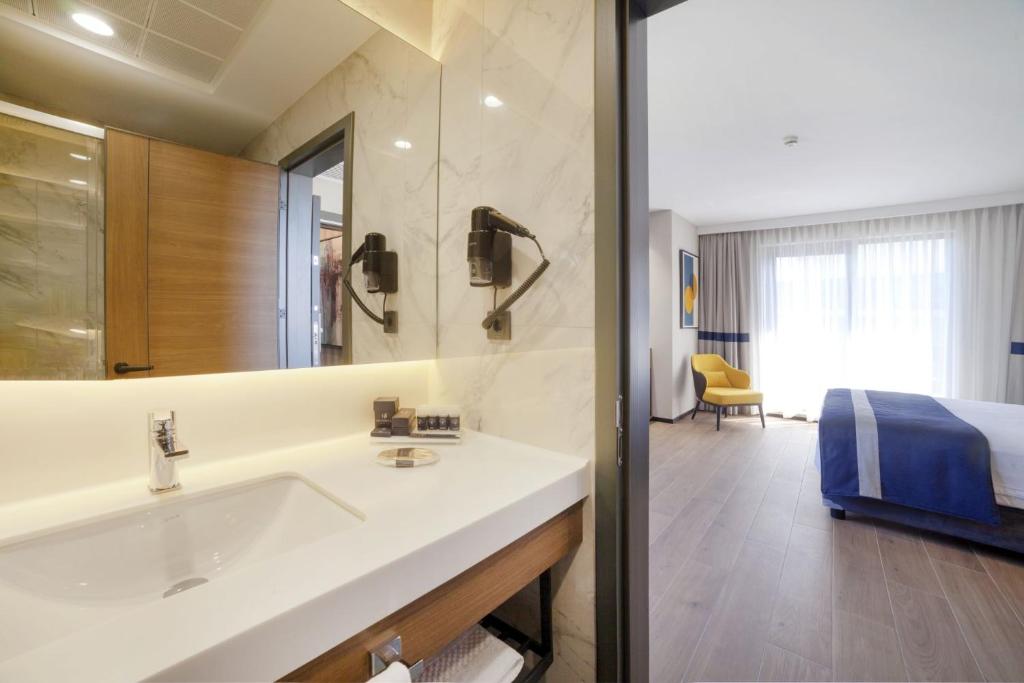 Koupelna v ubytování GRANBELLAHOTEL