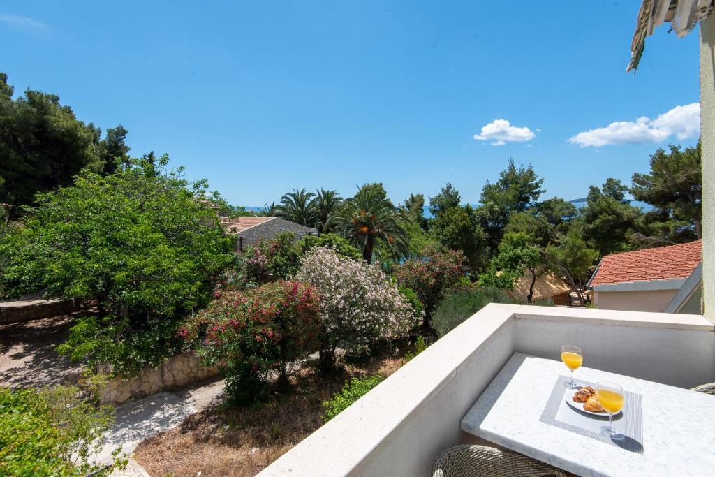 Balkón nebo terasa v ubytování Wine Resort Adriatic Mikulic