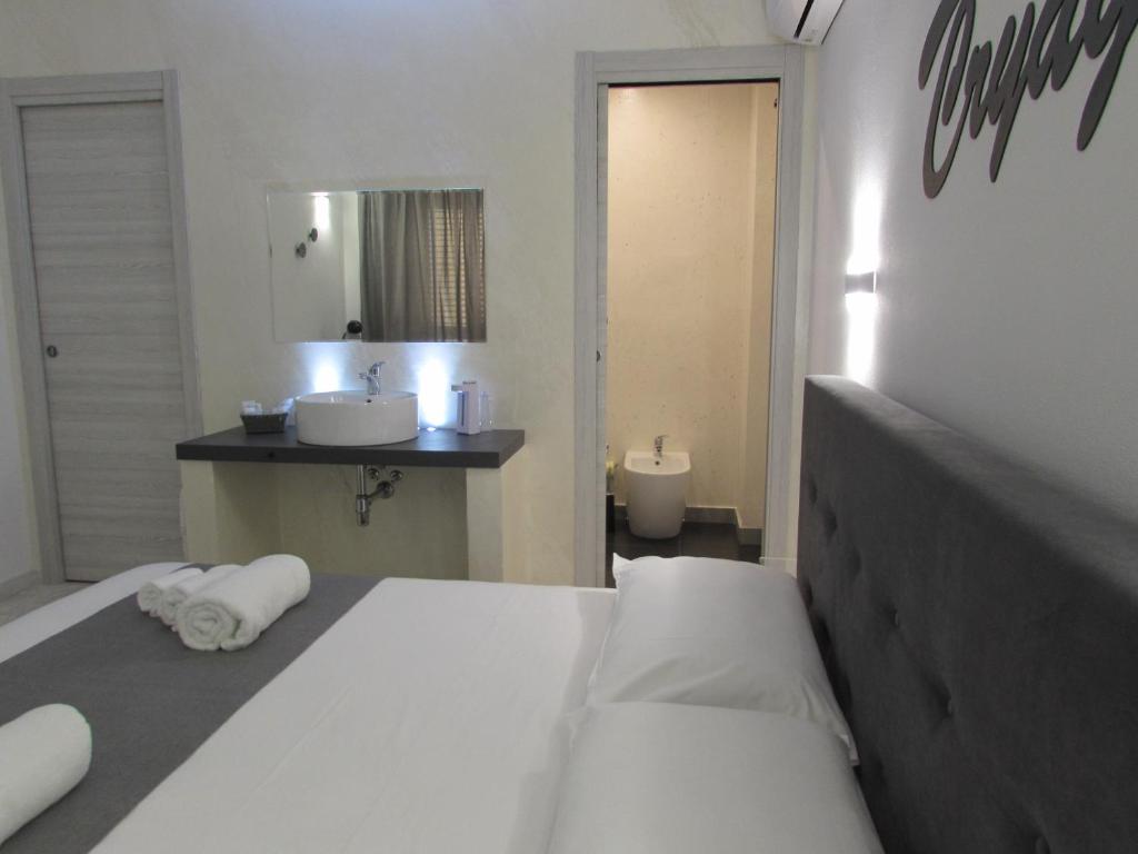 Postel nebo postele na pokoji v ubytování B&B CryAgo