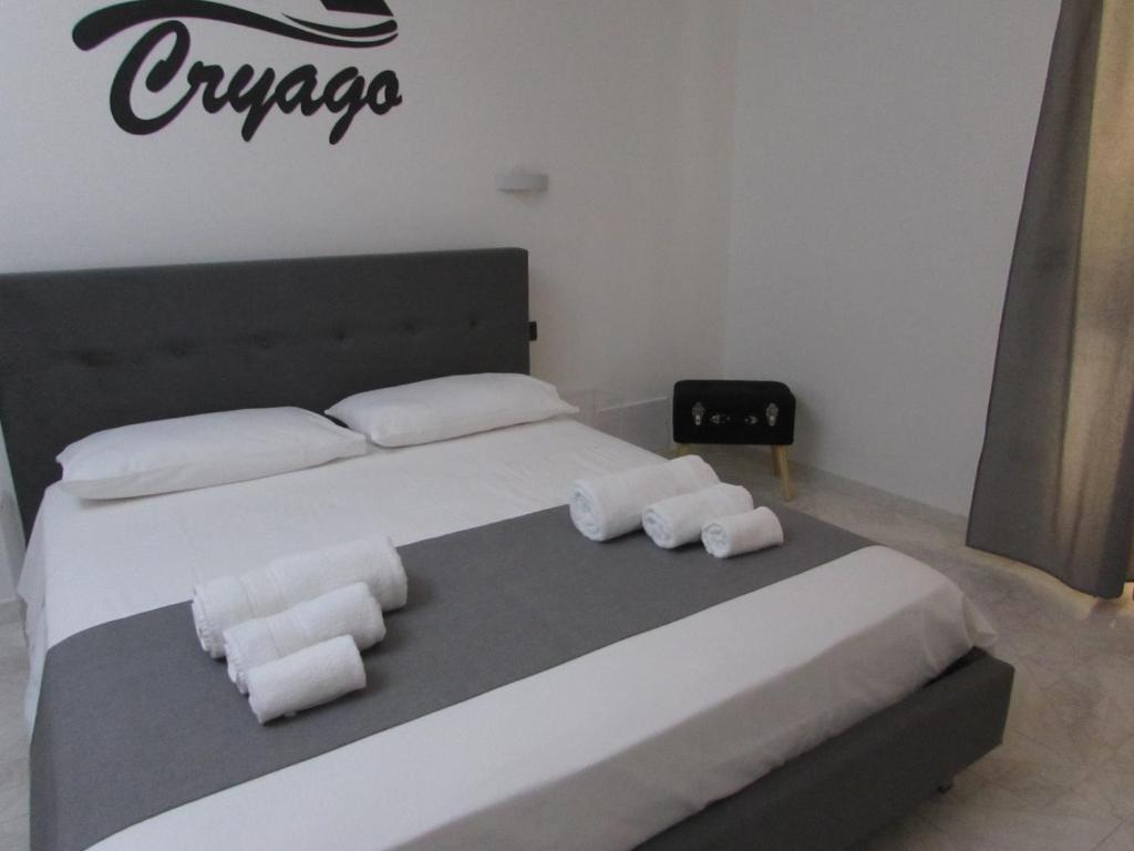 Postel nebo postele na pokoji v ubytování B&B CryAgo