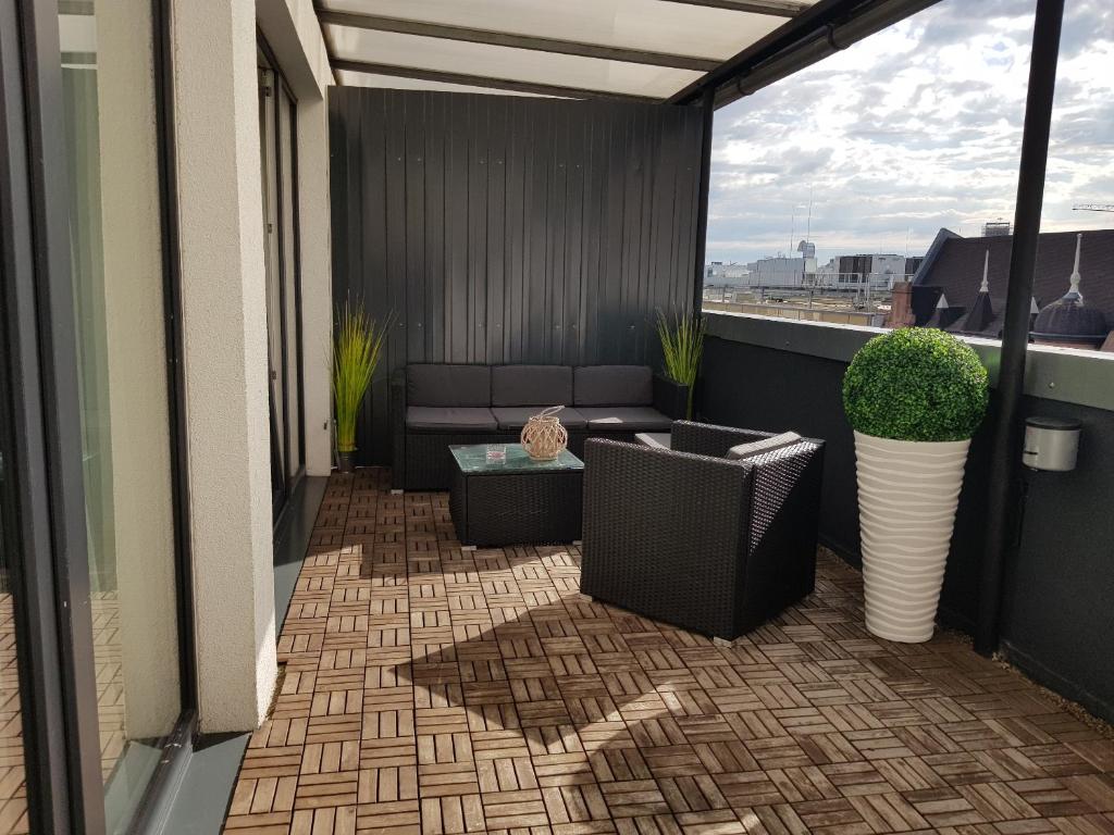 Balkón nebo terasa v ubytování Hotel Luise Mannheim - by SuperFly Hotels