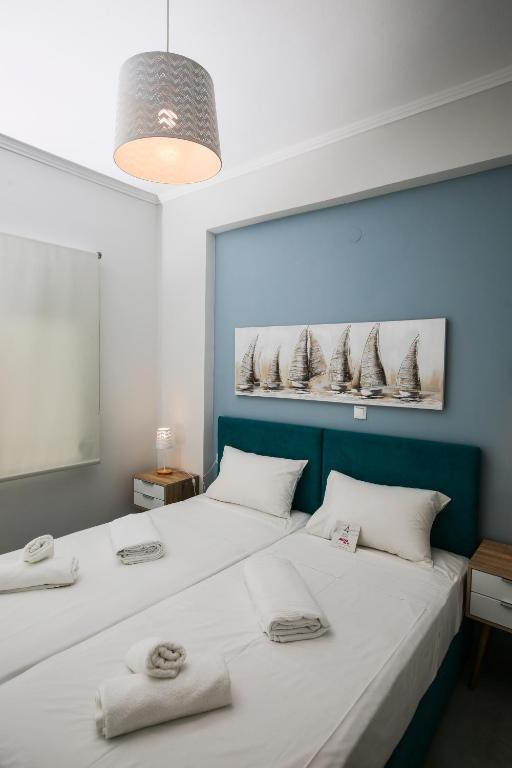 Postel nebo postele na pokoji v ubytování Stella boutigue rooms