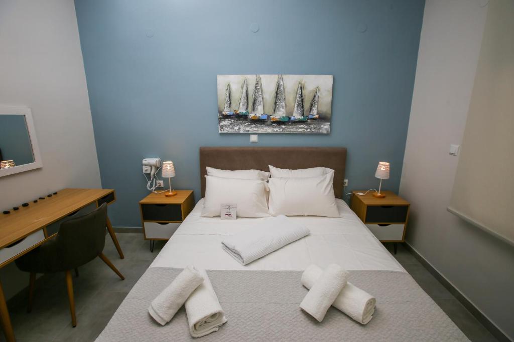 Postel nebo postele na pokoji v ubytování Stella boutigue rooms