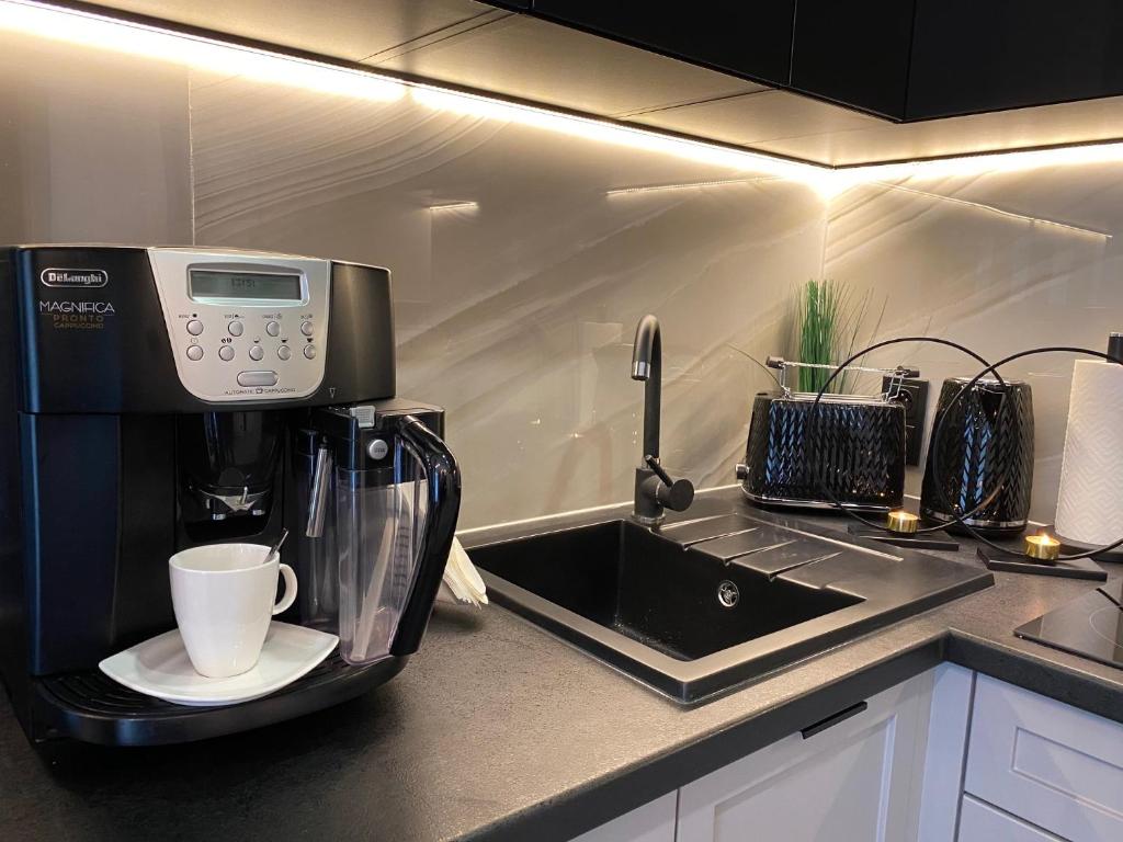 Family & Business Sauna Apartments No 6 Leśny nad Zalewem Cedzyna - 1 Bedroom with Private Sauna, Terrace, Parking, Catering Options - 8