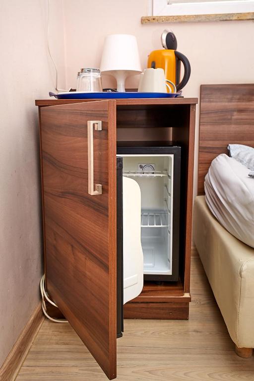 Príslušenstvo na prípravu kávy alebo čaju v ubytovaní Amber House