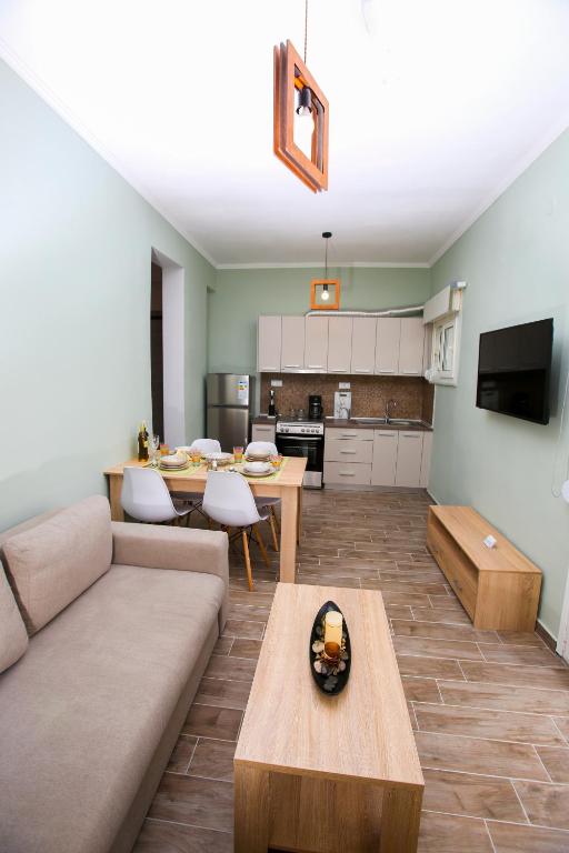 TV a/nebo společenská místnost v ubytování Stella boutigue rooms