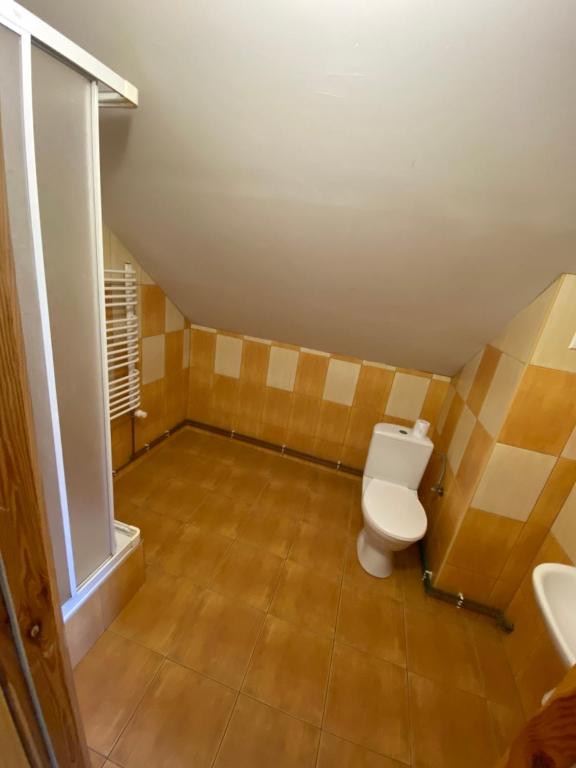 Kúpeľňa v ubytovaní Agroturystyka Marysieńka