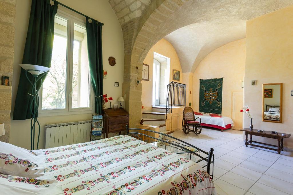 Mas du Crès - Habitación Doble Con Vista Al Jardín
